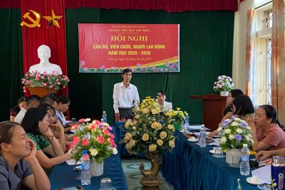 HỘI NGHỊ CÁN BỘ, VIÊN CHỨC, NGƯỜI LAO ĐỘNG, NĂM HỌC 2025 – 2026