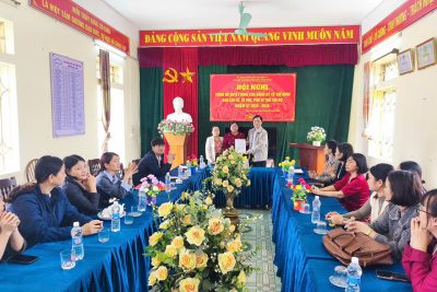 HỘI NGHỊ CÔNG BỐ QUYẾT ĐỊNH CỦA ĐẢNG ỦY VỀ CHỈ ĐỊNH BAN CHI ỦY, BÍ THƯ, PHÓ BÍ THƯ CHI BỘ NHIỆM KỲ 2025-2030