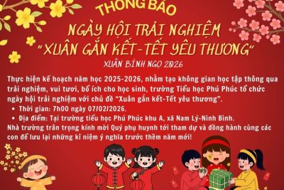 Thông báo: Ngày hội trải nghiệm sáng tạo